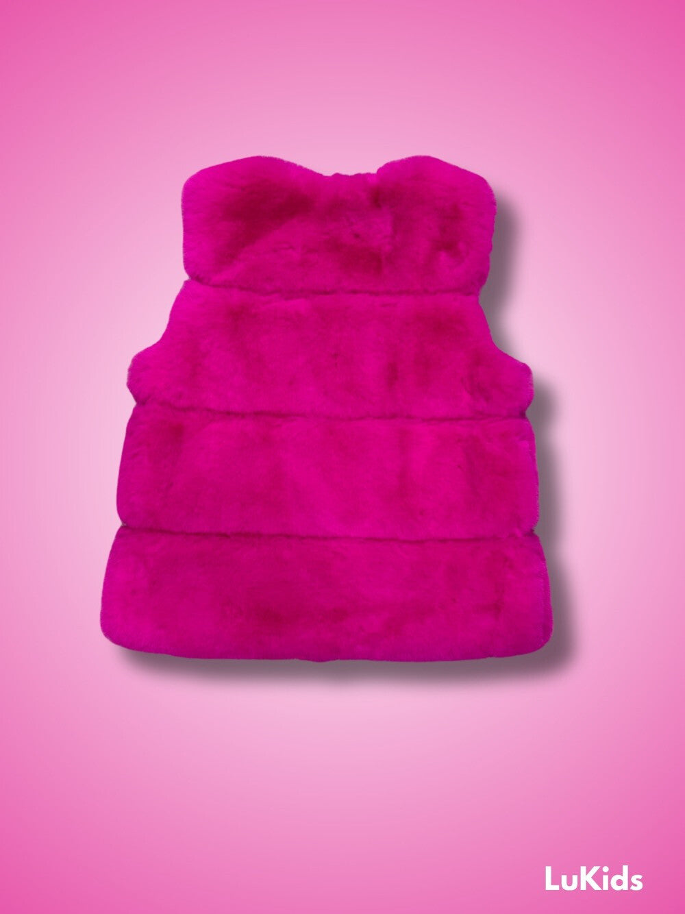 Gilet sans manches fourrure synthetique