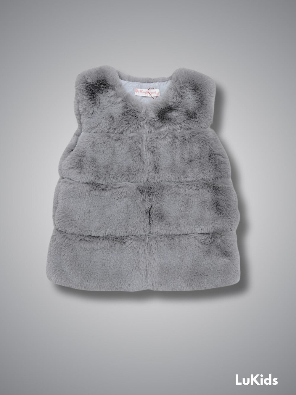Gilet sans manches fourrure synthetique