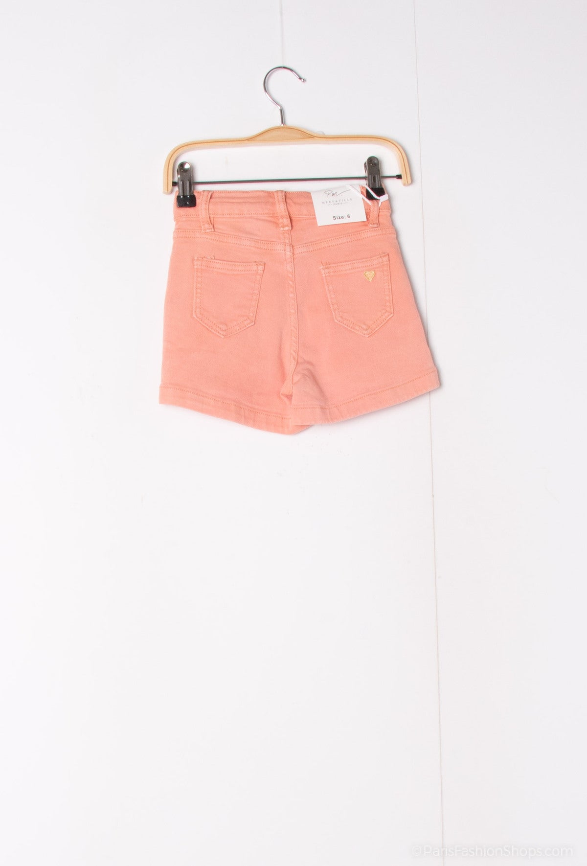 Short en jeans fille
