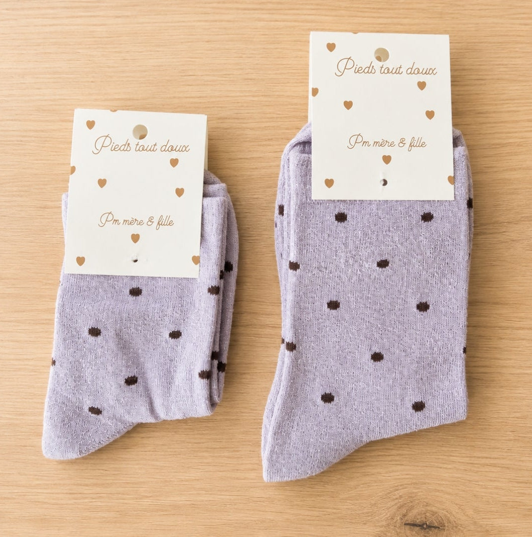 Chaussettes pailletées à pois matchy-matchy
