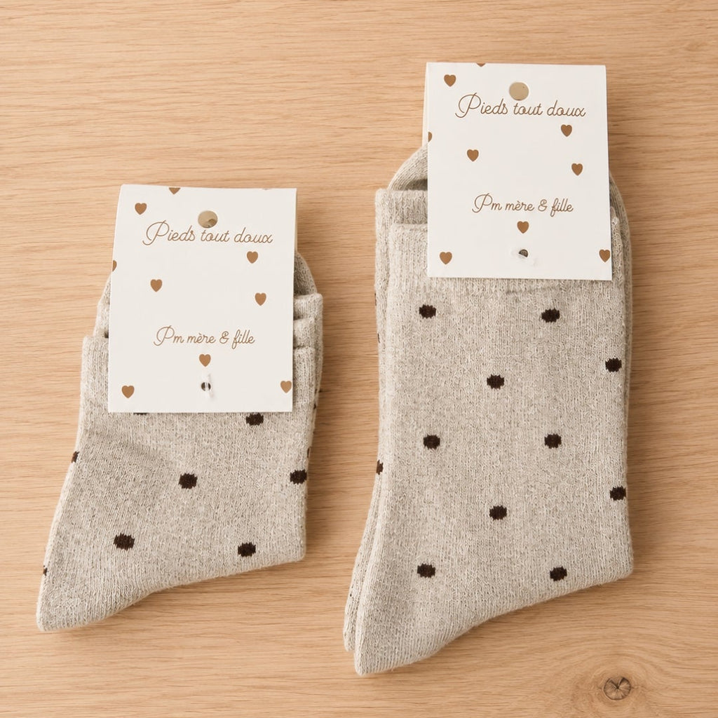 Chaussettes pailletées à pois matchy-matchy
