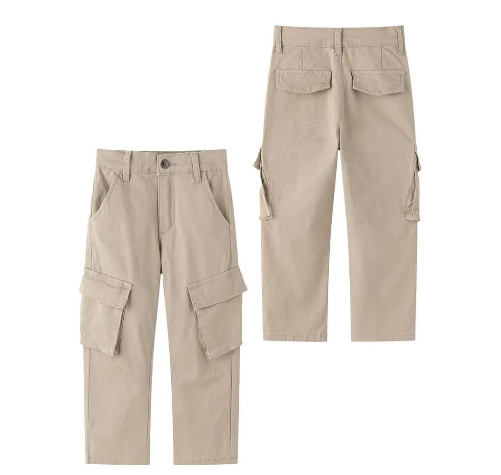 Pantalon cargo droit