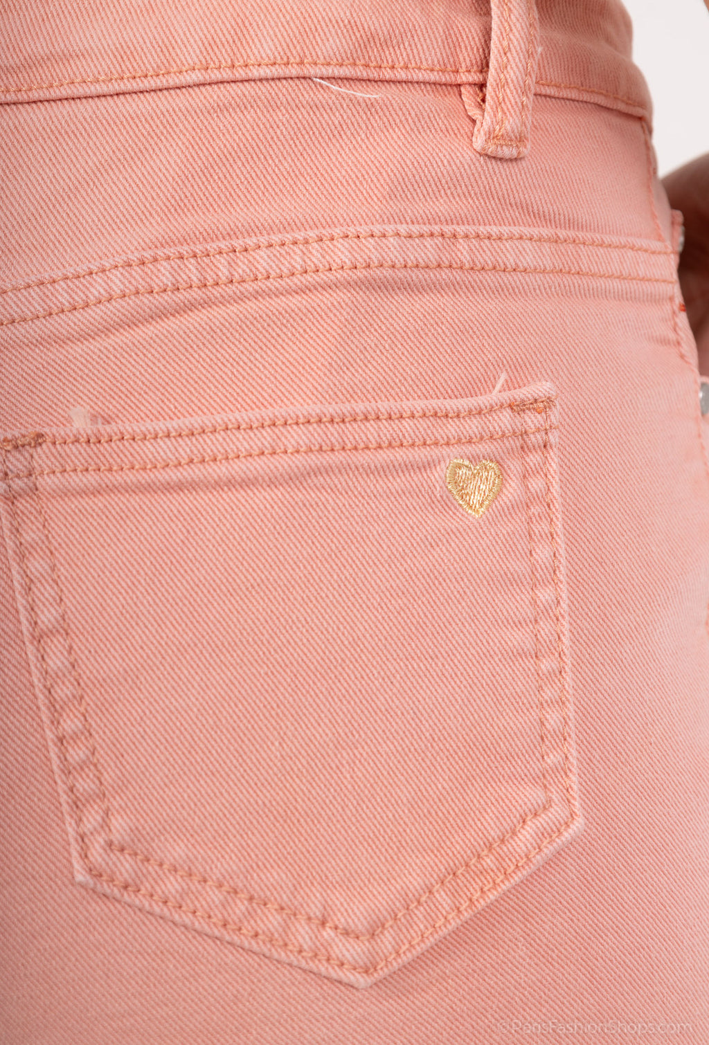 Short en jeans taille haute femme